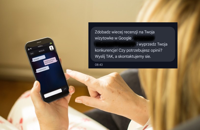 Nowe zawiadomienia SMS wykorzystujące Google - bez linków ani prośby o dane