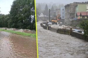 Kryzysowa sytuacja w Lądku-Zdroju: Trwa akcja ewakuacyjna, "rzeka zalewa ulice"