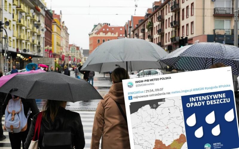 IMGW wydaje kolejne alerty przed ulewami. Co przyniosą najbliższe godziny?