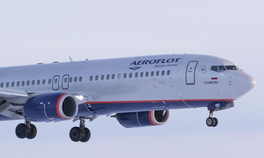 Awaria systemu informatycznego Aerofłotu sparaliżowała loty w Rosji