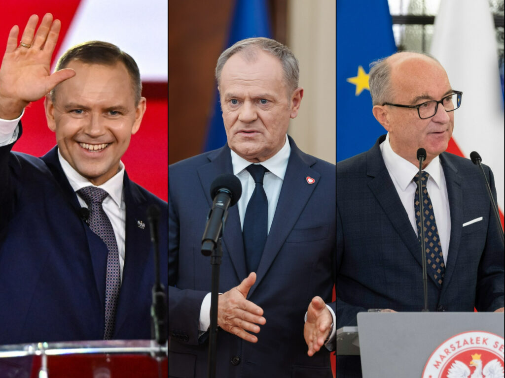 Nawrocki wyprzedza Tuska i Czarzastego w najnowszym sondażu