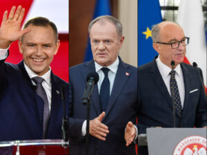 Nawrocki wyprzedza Tuska i Czarzastego w najnowszym sondażu