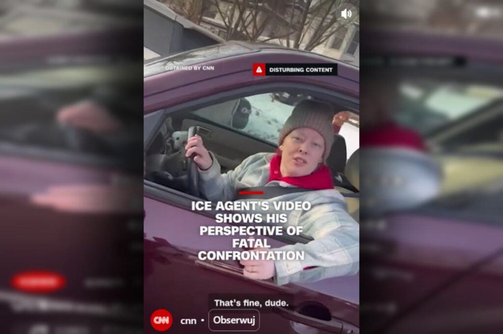 Oto unikalnie przeredagowany tytuł o zachowanym sensie: Telefon agenta ICE nagrał ostatnie słowa 37-latki przed śmiercią. Powiedziała: „Nie jestem na ciebie zła”